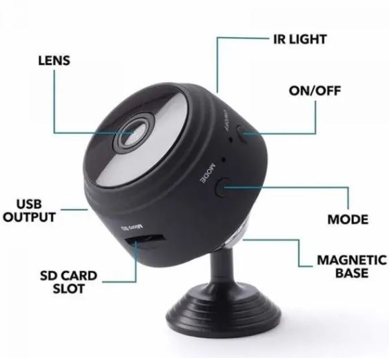 Mega Sale Offer - Mini Portable Wireless A9 Security Camera 1080P HD