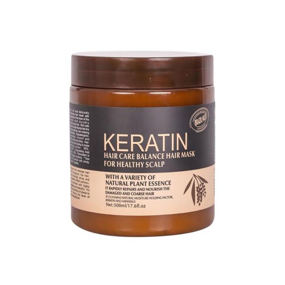 Keratin Hair Treatment Mask Brazil Nut Keratin Hair Cream - 500 ML